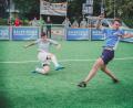 Bild: Lukas Meister
Viel Körpereinsatz beweisen die Spieler beim Soccer-Turnier.