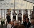 Bild: Andreas Brückmann
Die Raigeringer Musikanten eröffneten das Vereinsjubiläum des SV Raigering zünftig.