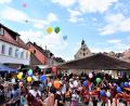 Bild: rgr
Mit bunten Luftballons wurde das Bürgerfest eröffnet.
