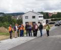 Bild: weu
Die Abnahme der Erika-Odemer-Straße im neuen Baugebiet "Wiesengrund" erfolgte ohne Mängel.