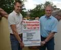 Bild: jr
Bürgermeister Max Bindl (rechts) und Vereinskartellsvorsitzender Andreas Malzer freuen sich auf das 18. Konnersreuther Bürgerfest am Sonntag, 22. Juli.