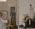 Bild: kro
Professor Dr. Josef Kreiml beweihräucherte die Fatima-Statue.