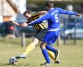 Bild: Büttner, Gerhard
Der Ball in der Bezirksliga Nord rollt wieder: Es werden enge Spiele erwartet, wie hier beim Match Kulmain gegen Schirmitz.