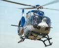 Bild: Wolfram Kastl
Der Airbus-Polizeihubschrauber des Typs H 145 fliegt.