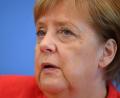 Bild: Bernd von Jutrczenka/dpa
Bundeskanzlerin Angela Merkel (CDU) bei der traditionellen Pressekonferenz vor der Sommerpause.
