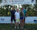 Bild: sgs
Jürgen König (links) und Martin Höreth von der DJK zusammen mit den beiden neuen Übungsleiterinnen Silvia Höreth (Zweite von links) und Larissa König.