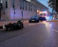 Bild: Auer, Alexander
Biker kollidiert am Freitagabend in Regensburg mit Autofahrer.