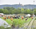 Bild: Hubert Ziegler
Hochbetrieb herrschte beim 30. Amberger Handballfestival am Wochenende auf dem Gelände des TV Amberg.