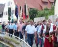 Bild: jp
Der Festzug führt diesmal - angeführt von der Blaskapelle Ursensollen - vom alten Feuerwehrhaus entlang des Lauterachkanals und Steinstadels und der Reiserbrücke zum Marktplatz.