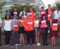 Bild: weu
13 von 20 Schülern schafften an der Förderschule den Mittelschulabschluss. Unser Foto zeigt sie bei der Verabschiedung.