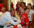 Bild: mef
Rummenigge-Autogramme waren in Floß sehr begehrt.