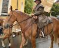 Bild: bey
Der Reiter mit der Jodok-Fahne ist das unverwechslbare Kennzeichen des Jodokrittes.
