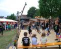 Bild: enz
Die Zumba-Kids des TSV bei ihrem Auftritt.