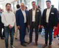 Bild: Bühner
Veranstalter und Referenten des Digitalisierungsabends im E-House (von links) Tilo Fischer vom Fraunhofer Institut in Weiden, Vorstandsvorsitzender Ludwig Zitzmann von der Sparkasse Oberpfalz Nord, IHK-Gremiumsgeschäftsführer Florian Rieder und Geschäftsführer Sebastian Forster von der Liebensteiner Kartonagenwerk GmbH