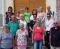 Bild: bsc
Kolpingsfamilie und Mütterverein Friedenfels besichtigten die KZ-Gedenkstätte in Flossenbürg. Mit dabei war zweiter Kolpingsvorsitzender Helmut Schaumberger (vorne, rechts).