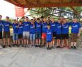 Bild: adj
Kräftig feiern die Nachwuchsfußballer des SV Altenstadt ihre Meisterschaft und den Aufstieg.