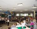 Bild: mmj
Der Männerchor des Gesang- und Orchestervereins auf der Bühne. Die Schulaula präsentierte sich wieder als idealer Veranstaltungsort für dieses Konzert.