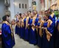 Bild: wro
Der Gospelchor „Hope and Joy“ begeisterte mit schönen Stimmen, Gestik und frohen Liedern. Geleitet wird die Singgemeinschaft von Remona Fink.
