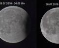 Bild: tr
Verschiedene Phasen der Mondfinsternis.