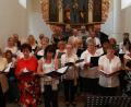 Bild: wro
Glanzpunkte setzte der „Große Marktredwitzer Chor“. Mit ihren Beiträgen beeindruckte die Singgemeinschaft ihr Pfaffenreuther Kirchenpublikum.