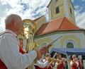 Bild: nm
Kirche und Kirchweih gehören zusammen. Zum musikalischen Programm steuert am kommenden Sonntag, 12. August, die "Blaskapell'n Flossenbürg" bei.