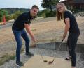 Bild: jr
Auf der Großbüchlberger Minigolfanlage machten einst die Zwillinge Silvio und Selina Krauss ihre ersten Erfahrungen mit dem Minigolfsport.