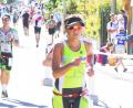 Bild: bha
Triathletin Kerstin Hagerer auf der Laufstrecke.
