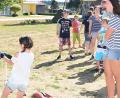 Bild: fjo
Nur wenige Kinder nehmen am Ferienprogramm der Schützen teil.