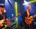 Bild: lst
Die kalifornische „Heavy Metal"-Band „Slough Feg" mit Frontman Michael Scalzi (rechts) erweisen sich als die Headliner der „Metal Night" des Rockmusikclubs „Salute".