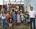 Bild: exb
Am Wasserwachthaus erhalten die Kinder ihre Abzeichen.