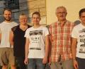 Bild: nib
Julian Kemptner, Christina Ketzler, Fabian Rockinger, Willi Stöckl und Benedikt Kemptner (von links) starten für die "Hubertus"-Schützen Knölling bei der Deutschen Meisterschaft.