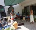 Bild: eib
Spontan mit dabei „Zingara Ma“, Zigeunermusikprojekt mit David Mages, Neelam Katrin Mages und Cyrus Saleki.