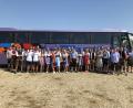 Bild: mde
Der komplette Reisebus, den die Junge Union Kemnath zur Fahrt zum Gäubodenvolksfest organisierte, ist gefüllt.