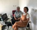 Bild: ihl
Die WAA-Videoinstallation von Annie Albagli ist in Arbeit. Einige Anfangssequenzen zeigt sie im Atelier des Künstlerhauses Wolfgang Nowak.