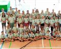 Bild: njn
48 Kinder und 15 Betreuer verbrachten vier Tage beim Turncamp in der Doppelsporthalle. Mit auf dem Bild Organisatorin Sonja Grünauer (rechts).