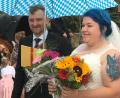 Bild: cro
Julia und Markus Pentner geben sich in Flossenbürg das Jawort.