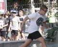 Bild: Hirsch
Mit seinen Mauern und Steinquadern bietet der Kolpingplatz das ideale Trainingsgelände für „Parkour-Läufer“.