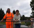 Bild: Konrad
Bademeister Raphael Fritz und Wirtin Bettina Mühlhofer-Ott sind seit diesem Jahr das Freibad-Team.