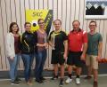 Bild: exb
Zweiter Vorsitzender Robert Kraus (rechts) gratulierte den Erstplatzierten der Clubmeisterschaft (von links) Marie Gradl, Carina Piehler, Melanie Piehler, Tobias Braun und Karl Mutzbauer.