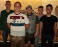 Bild: ksi
Kirchweihschießen der Schützengesellschaft (von links): Schützenmeister Martin Bauer, Sieger Lukas Spachtholz, Patrick Burger, Ottmar Spachtholz und Uwe Spachtholz.