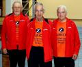 Bild: R. Kreuzer
Die 1. Mannschaft holt sich den Bayernpokal im Boccia: Karl Voit, Martin Mahl und Hans Stock (von links).