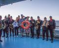Bild: exb/Christian Höllerer
Fränkische und Oberpfälzer Komödianten unterhalten die Passagiere auf der Ostsee-Kreuzfahrt an Bord der "Costa Pacifica".