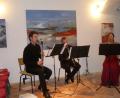 Bild: tie
Das "Klarinettentrio Schmuck" spielte bei den Wurzer Sommerkonzerten klassische und moderne Musikwerke.