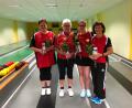 Bild: adj
Auch in der neuen Saison nach dem Aufstieg in die Bezirksliga A Nord möchten Petra Irlbacher, Edith Spachtholz, Lena Lugert und Gerlinde Sossalla (von links) gute Ergebnisse auf die Bahnen bringen.