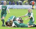 Bild: Hubert Ziegler
So können die Fußballerinnen der DJK Gebenbach jubeln: Der Aufsteiger empfängt am ersten Spieltag den SV Mitterkreith.