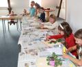 Bild: njn
Viel Spaß hatten die Kinder beim Bastelnachmittag im Kulturspeicher des Rathauses.