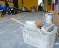 Bild: Gabi Schönberger
Die Bauarbeiten in der Haupthalle der Hammerwegschule sollen bis Ende September endgültig abgeschlossen werden