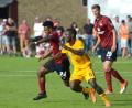 Bild: ref
Virgil Misidjan (links) soll dem 1. FC Nürnberg mehr offensive Durchschlagskraft verleihen. Beim Gastspiel in Seugast gegen Dukla Prag bot er den Fans erste Kostproben seines Könnens an.