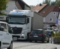 Bild: jr
Gerade zu Stoßzeiten kommt es immer wieder zu Stauungen in der Innenstadt. Behinderungen gibt es vor allem, wenn Lastwagen die Engstelle zwischen dem Unteren Markt und der Vorstadt passieren.