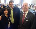 Bild: mmj
Beim Empfang gab es auch ein Treffen des stellvertretenden Landrats Arnold Kimmerl und Bürgermeisterin Birgit Höcherl mit Ministerpräsident Markus Söder.